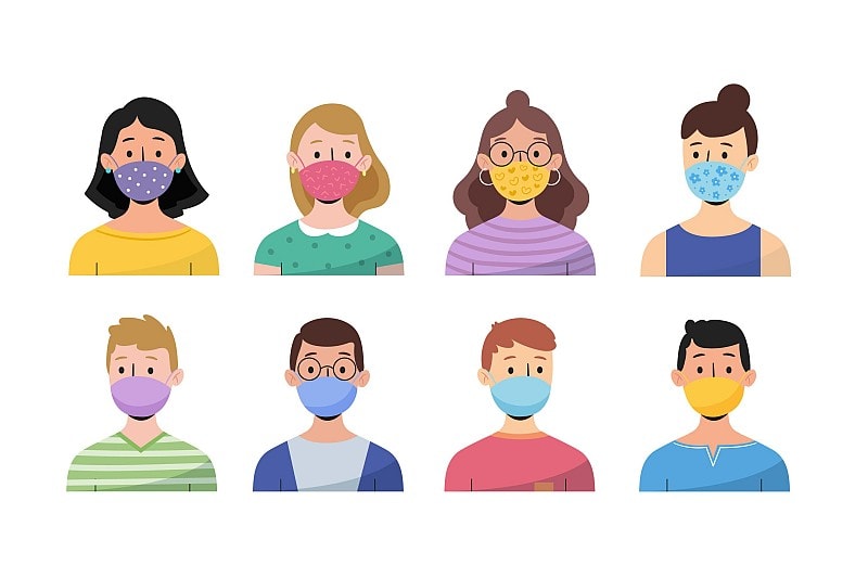 Jak správně nosit roušku a respirátor Jak správně nosit roušku a respirátor