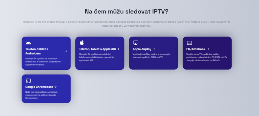 Jak a kde všude lze Podu sledovat